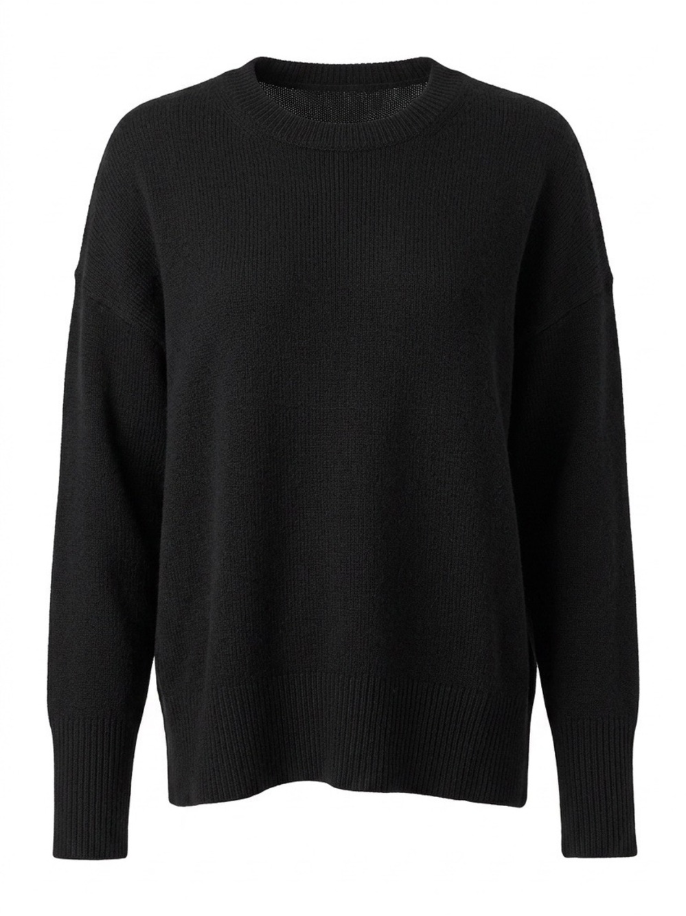 THEORY Black Oversized Cashmere Sweater Size S